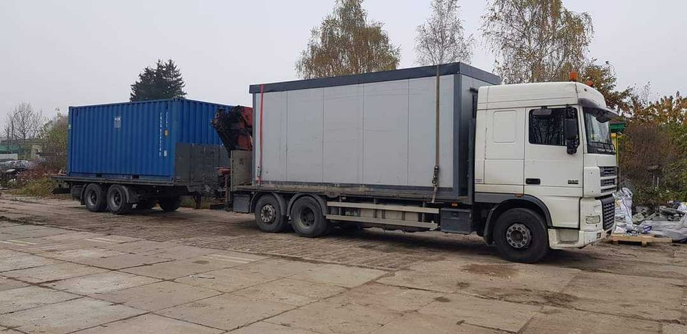 Usługi HDS transport montaż kontenery maszyny Sosnowiec Katowice Śląsk