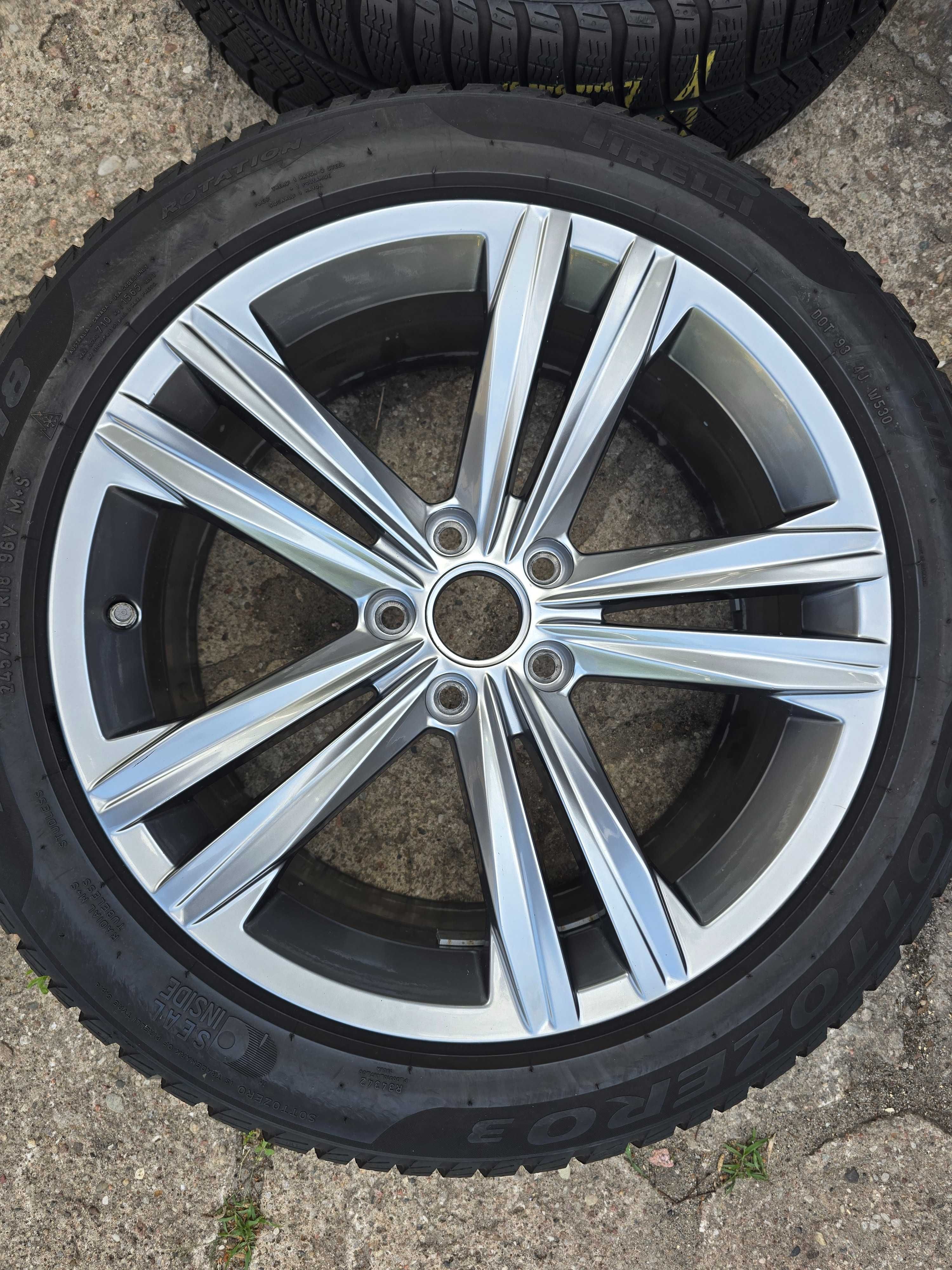 Felgi Arteon R-Line 18' idealne z oponami zimowymi 245/45/18 Pirelli