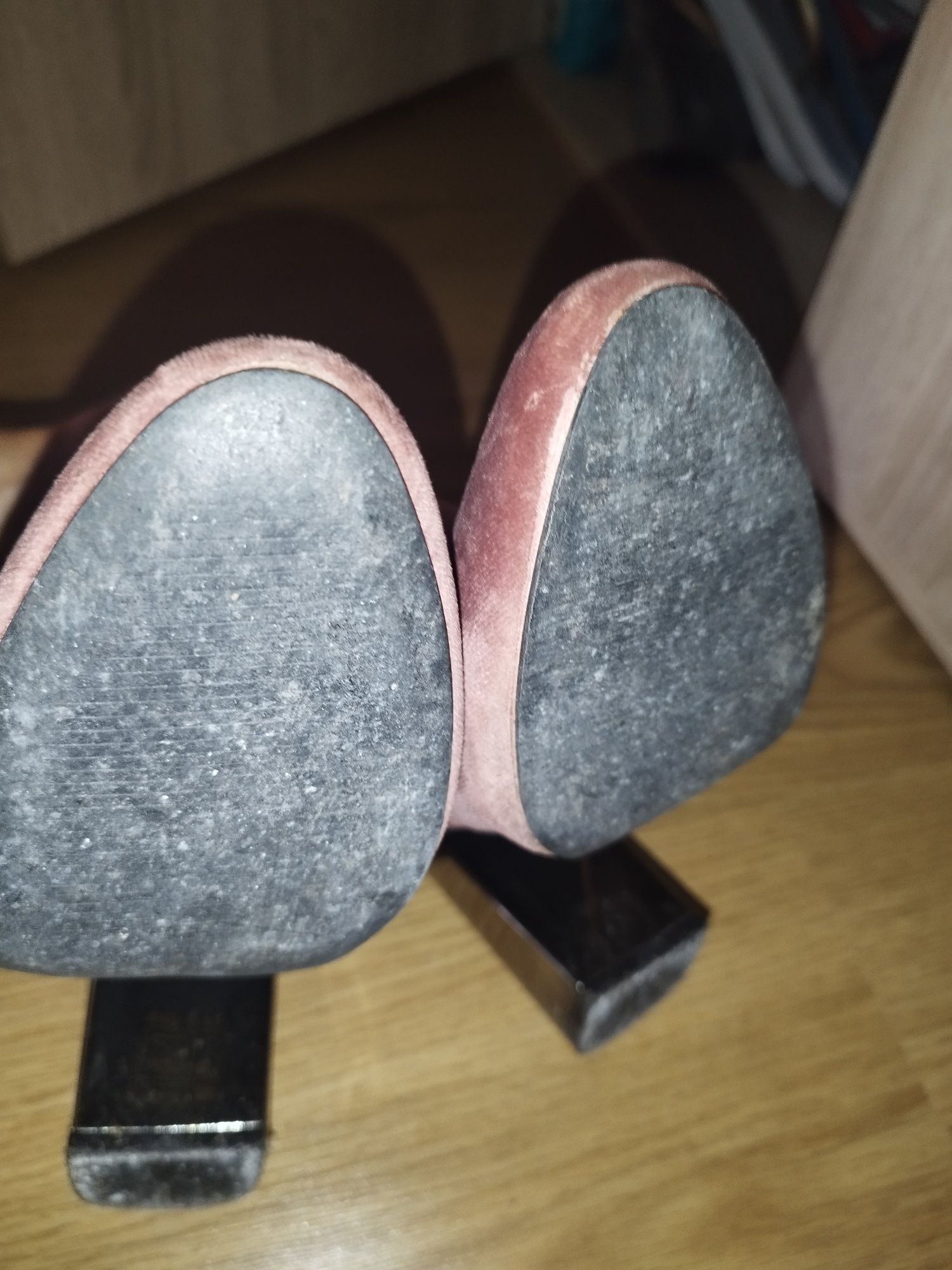 Botins cor de rosa