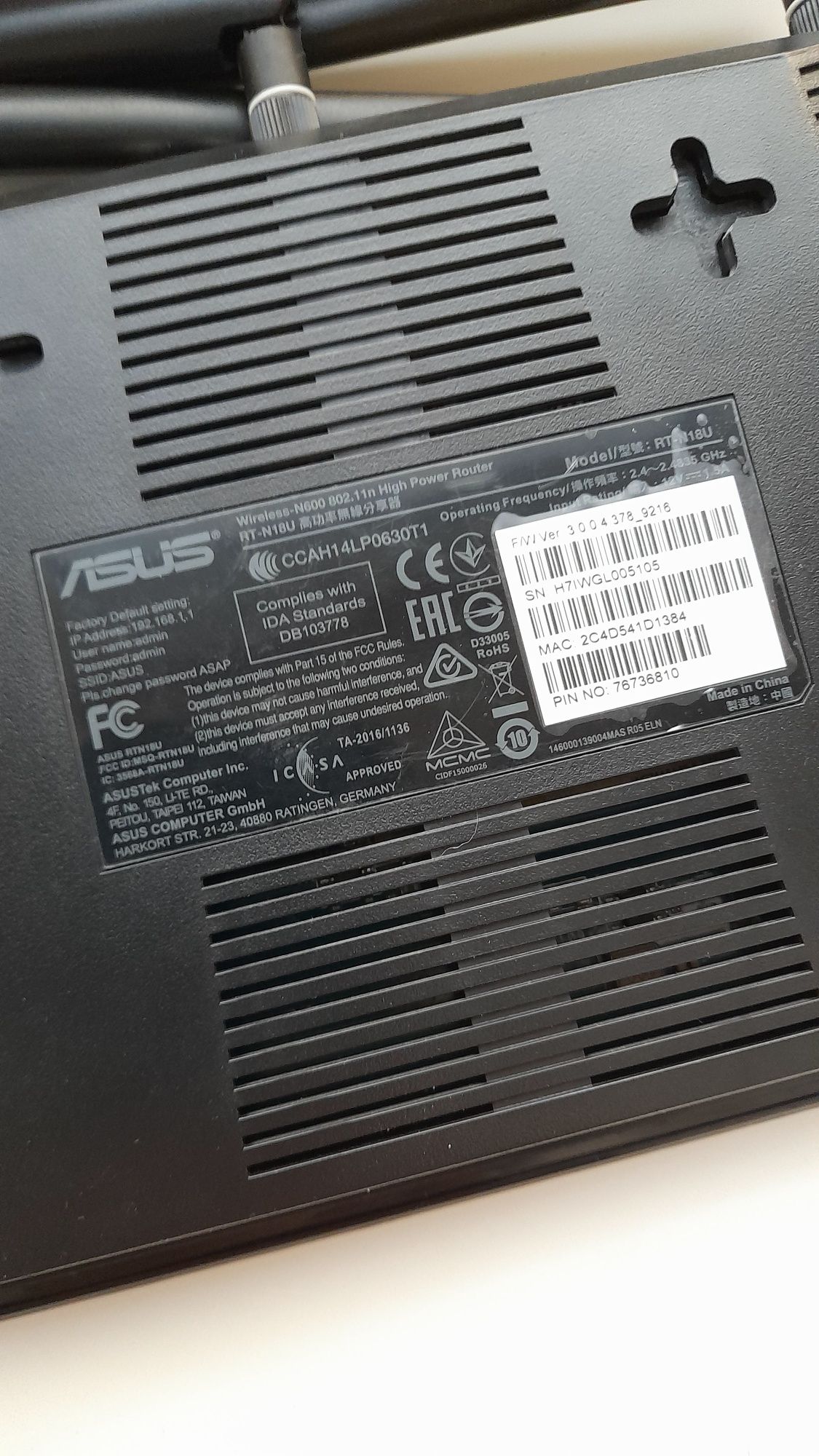 TP-Link TC-7610 Кабельный модем DOC.SIS 3.0. И Asus RT-N18U.