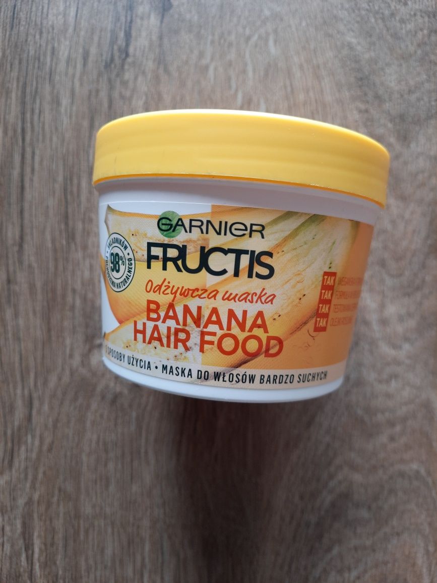 Garnier Fructis Banana Hair Food Odżywcza maska do włosów