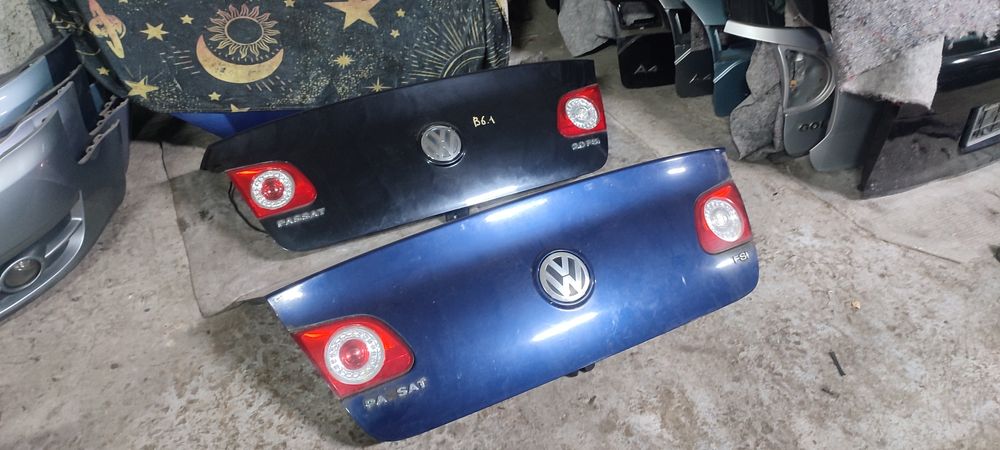 Кришка багажника Пасат Б6 седан LC9X та LD5Q синій чорний колір б6