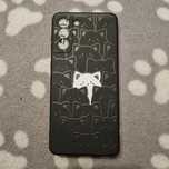Etui Samsung Galaxy S21+ nowe, czarne, kotek
