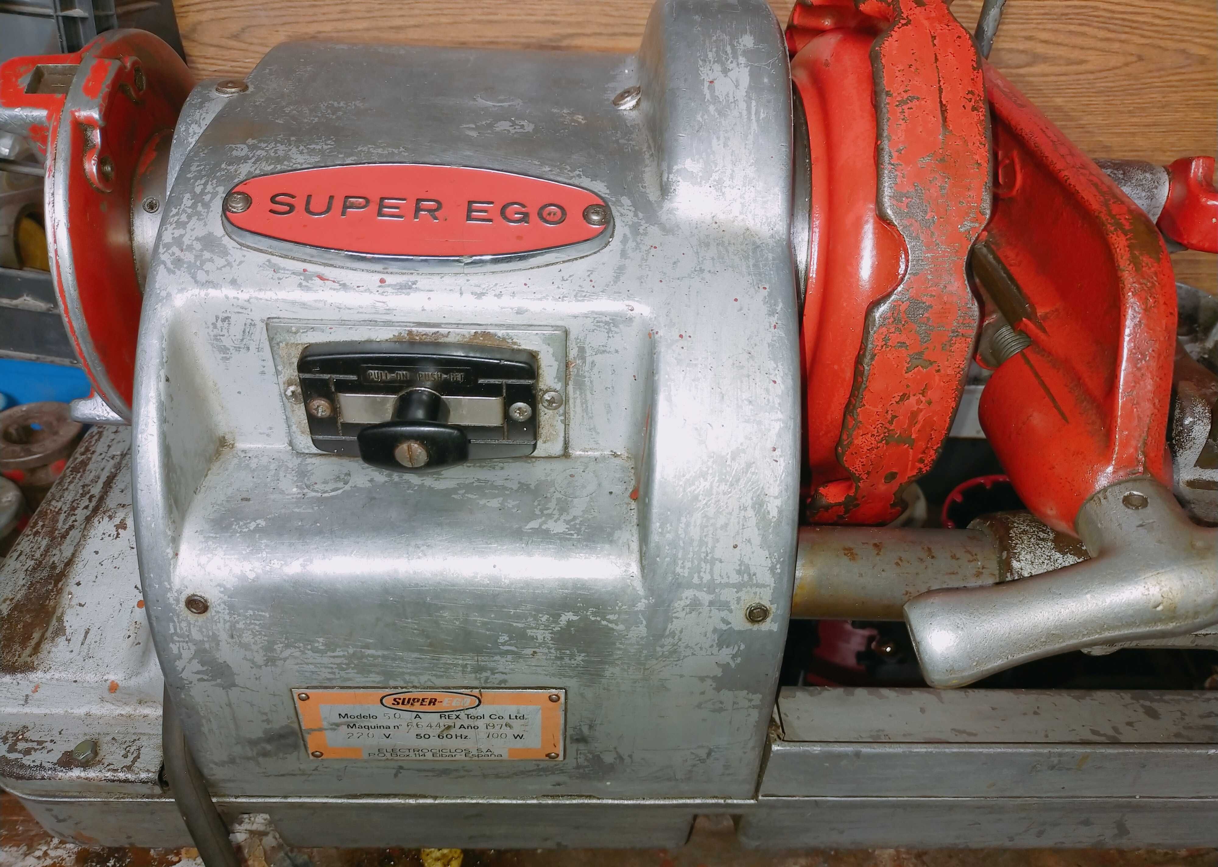 Gwintownica stacjonarna Super Ego (Rex Tool) model 50A. Używana