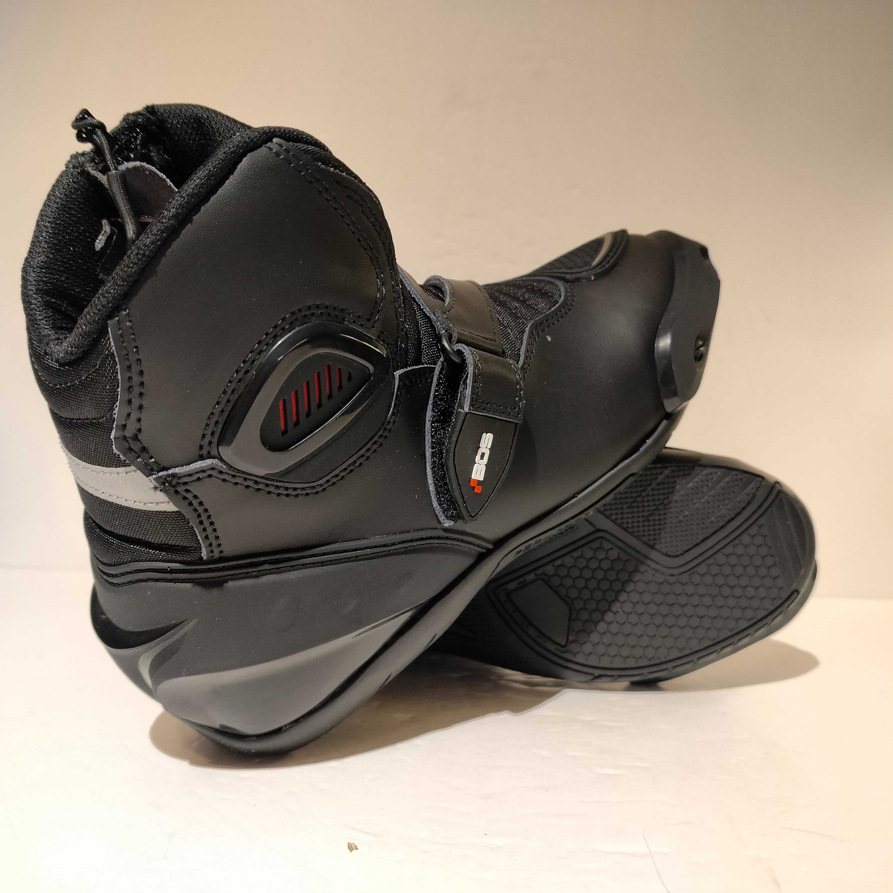 Botas motard com proteções mota scooter novas