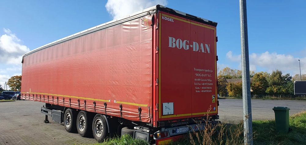 Kögel S24-1  STANDARD; podno. oś SAF, podno. dach