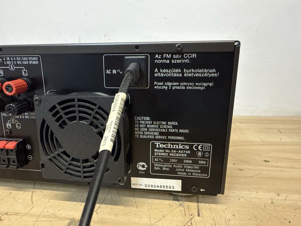 Technics SA-AX730 # amplituner # wzmacniacz stereo # RDS