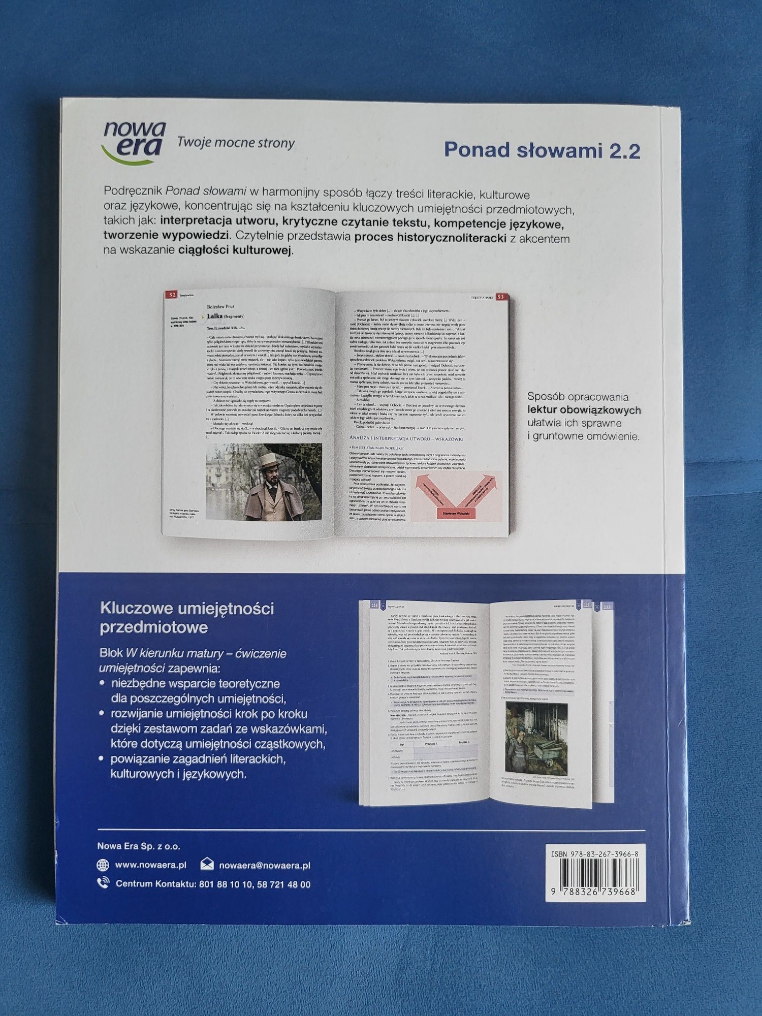 Ponad słowami 2 część 2 - podręcznik do języka polskiego