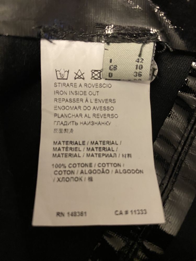 Pinko błyszczące spodnie rozmiar M (IT 42)
