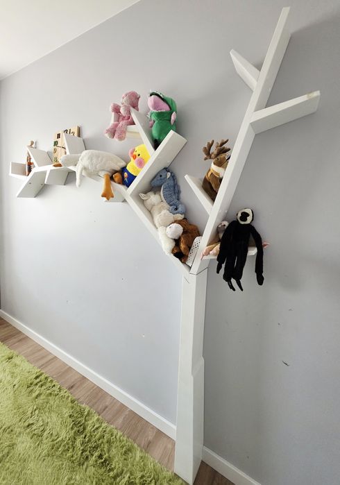 Półka na książki drzewo regał