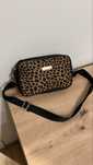 Czarna torebka w panterkę small bag