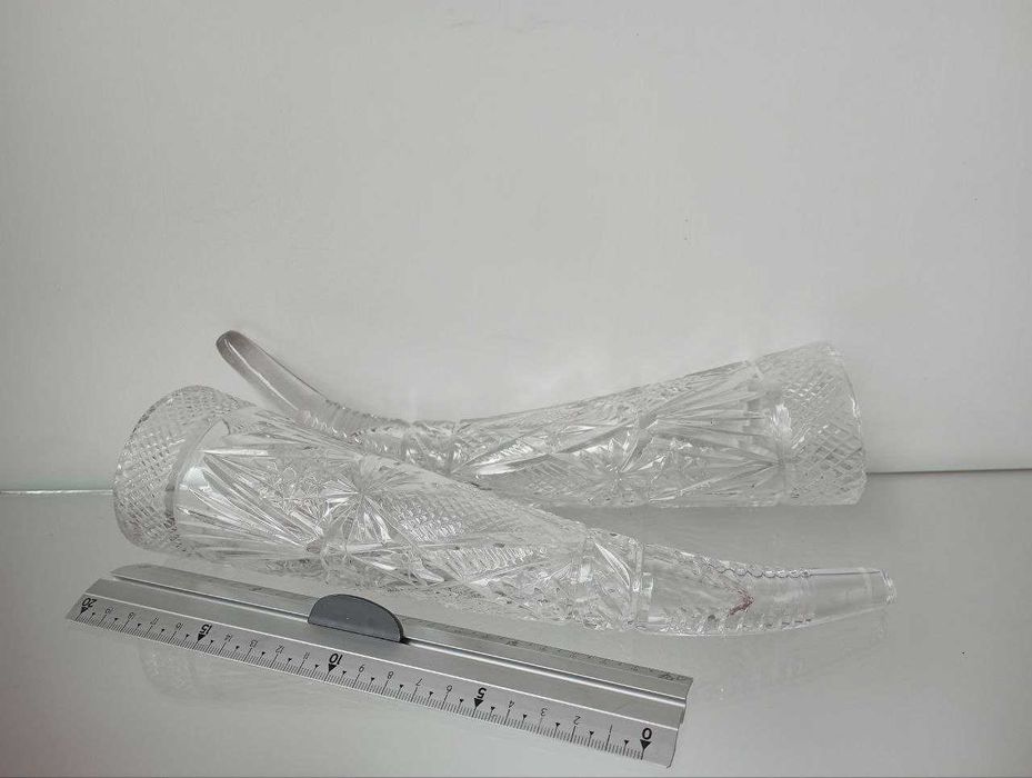 Графин хрустальный с рюмками, рог хрустальный СССР