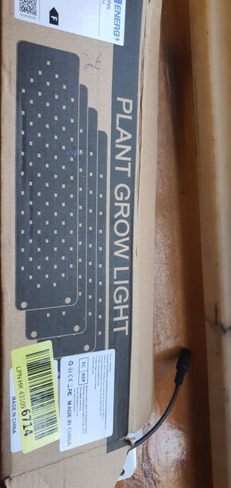 Luz led estufa plantas