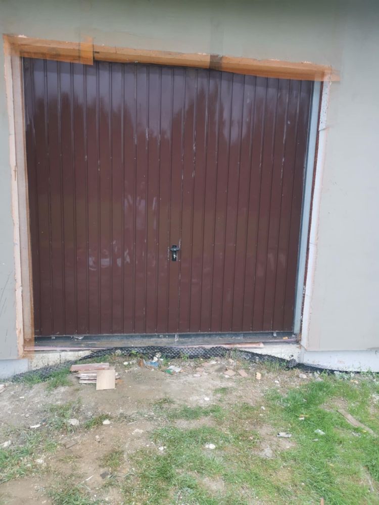 Brama garazowa kompletna 2,55 szer 2,45 wys