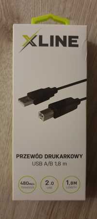 Przewód Drukarkowy- USB Typ-B XLINE 1.8 m