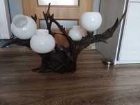 Lampa z drewna. RĘKODZIEŁO