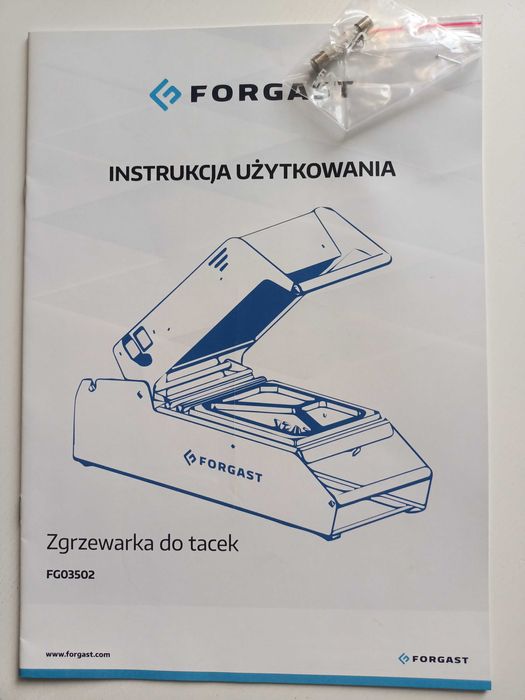 zgrzewarka do tacek z matrycą