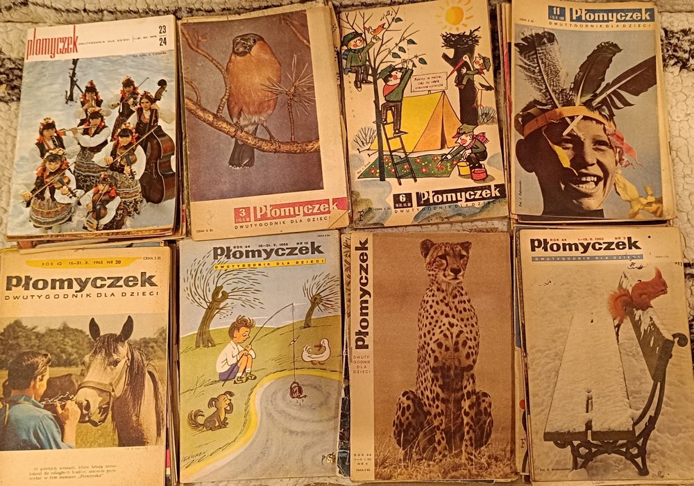 Dwutygodnik dla młodzieży Płomyk i Płomyczek 80 egzemplarzy.