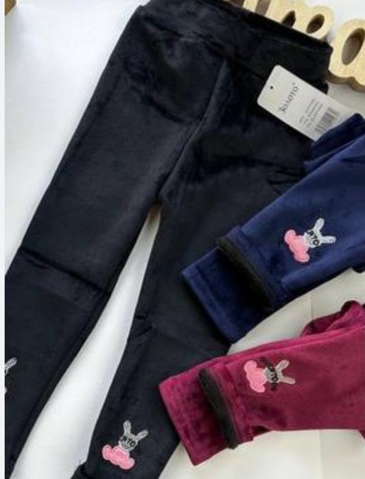 Ціна знижена!Гарні теплі лосини на хутрі  3-4 років