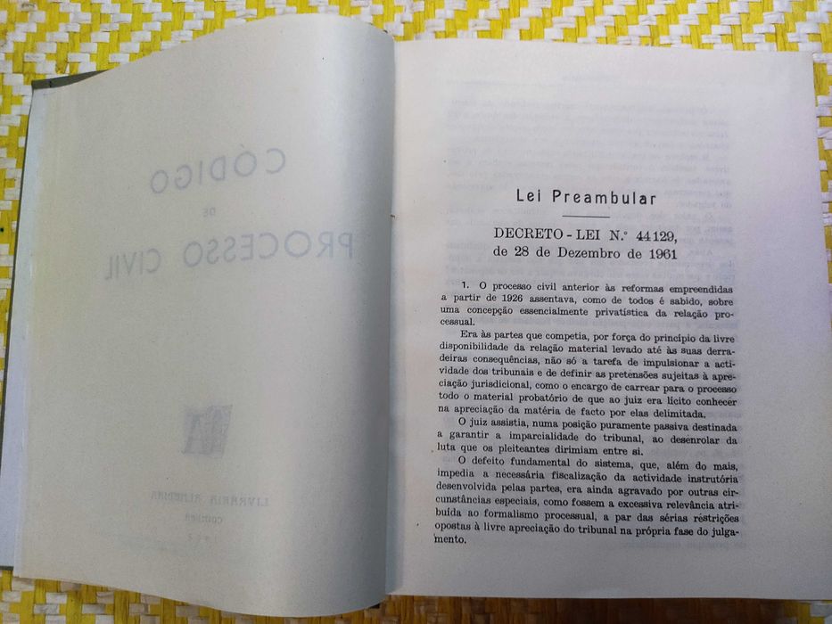 Código de Processo Civil 1961