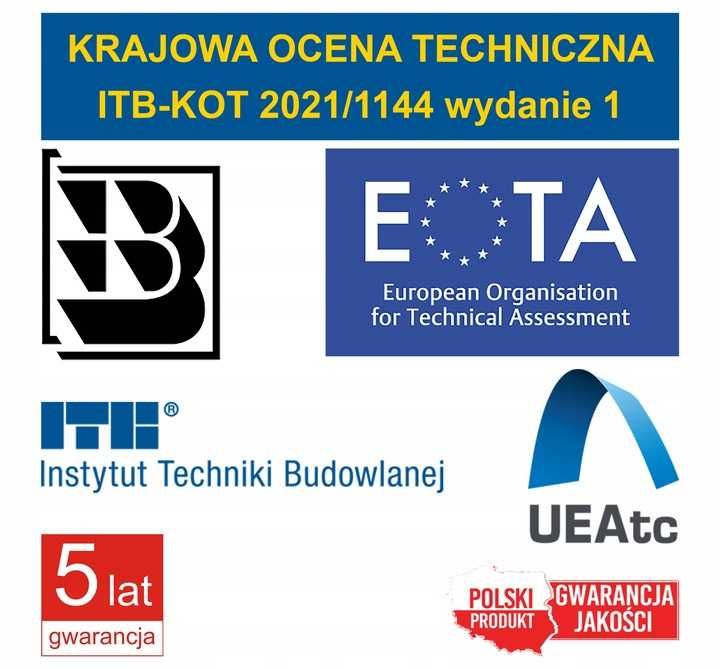 Imitacja Drewna DESKA ELEWACYJNA Cały System 1m2