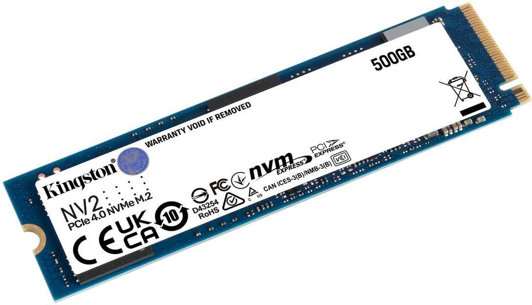 SSD диск Kingston NV2 500GB M.2 2280 NVMe PCIe 4.0 x4