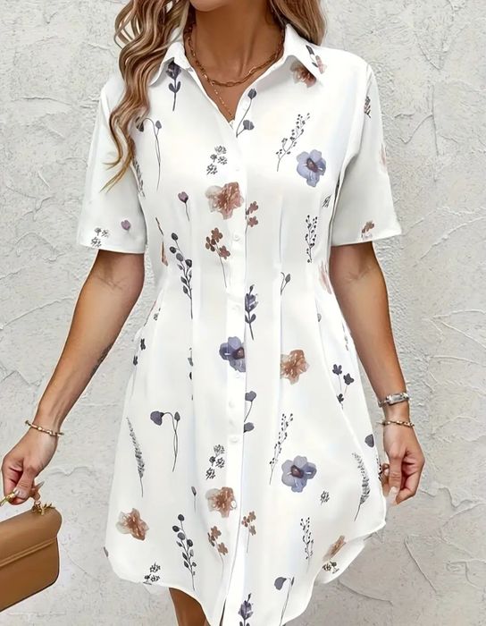 Koszula z kwiatowym nadrukiem