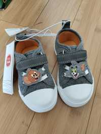 Nowe buty Cool Club, Trampki chłopięce, szare, Tom & Jerry prezent