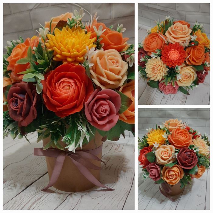 Букети із мила ручної роботи