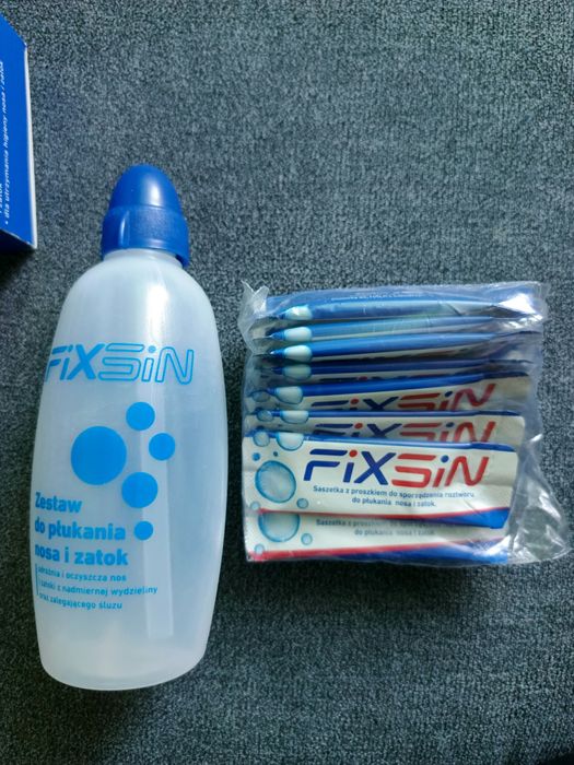 Fixsin - zestaw do płukania nosa i zatok.