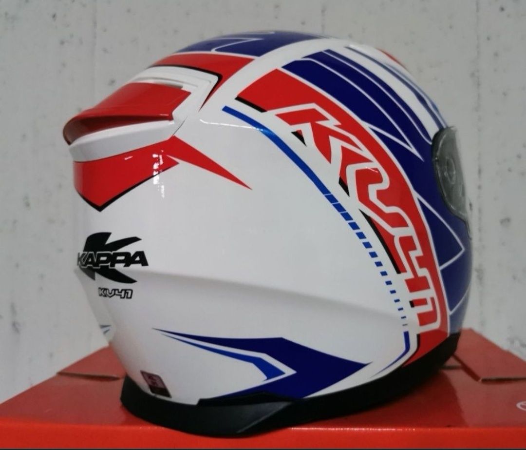 Capacete Kappa KV-41 Dallas Red / Blue ( NOVOS )