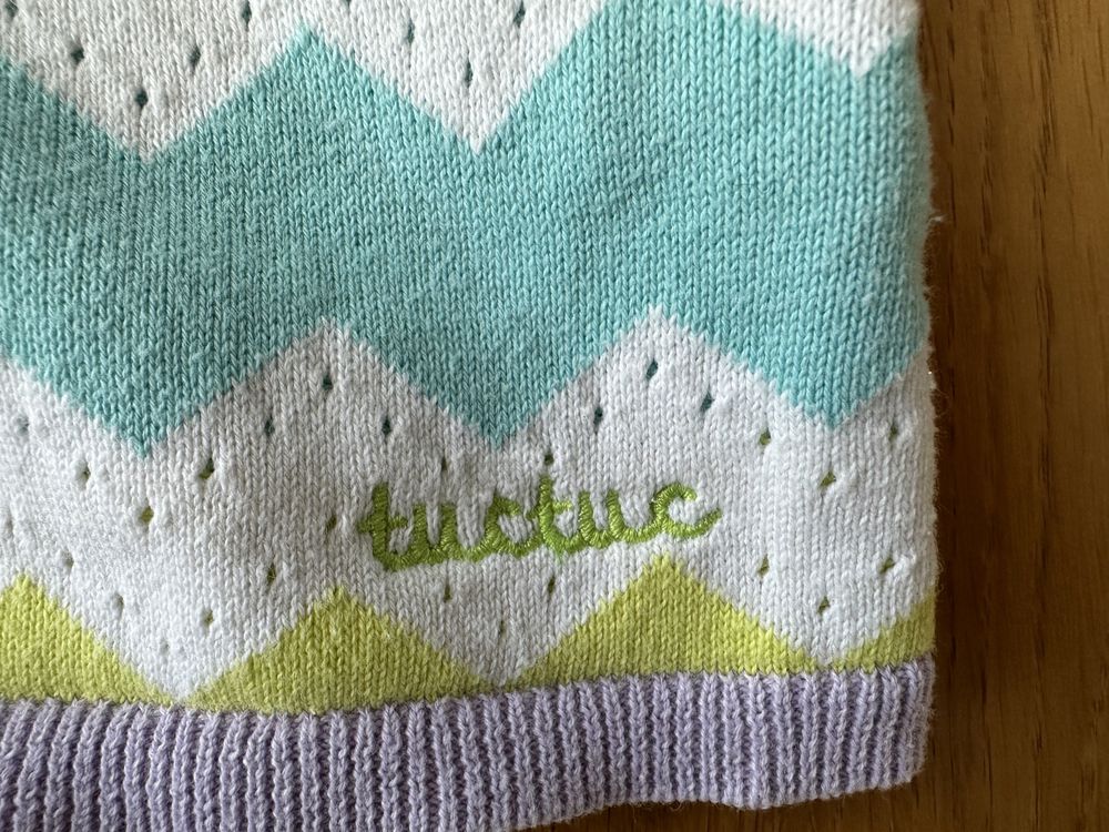 Sweter sweterek dla dziewczynki fioletowy liliowy Tuc Tuc 104/110