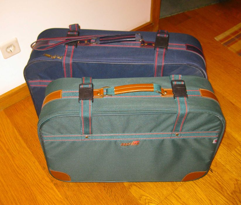 Preço do Conjunto de 2 Malas de Viagem Antigas