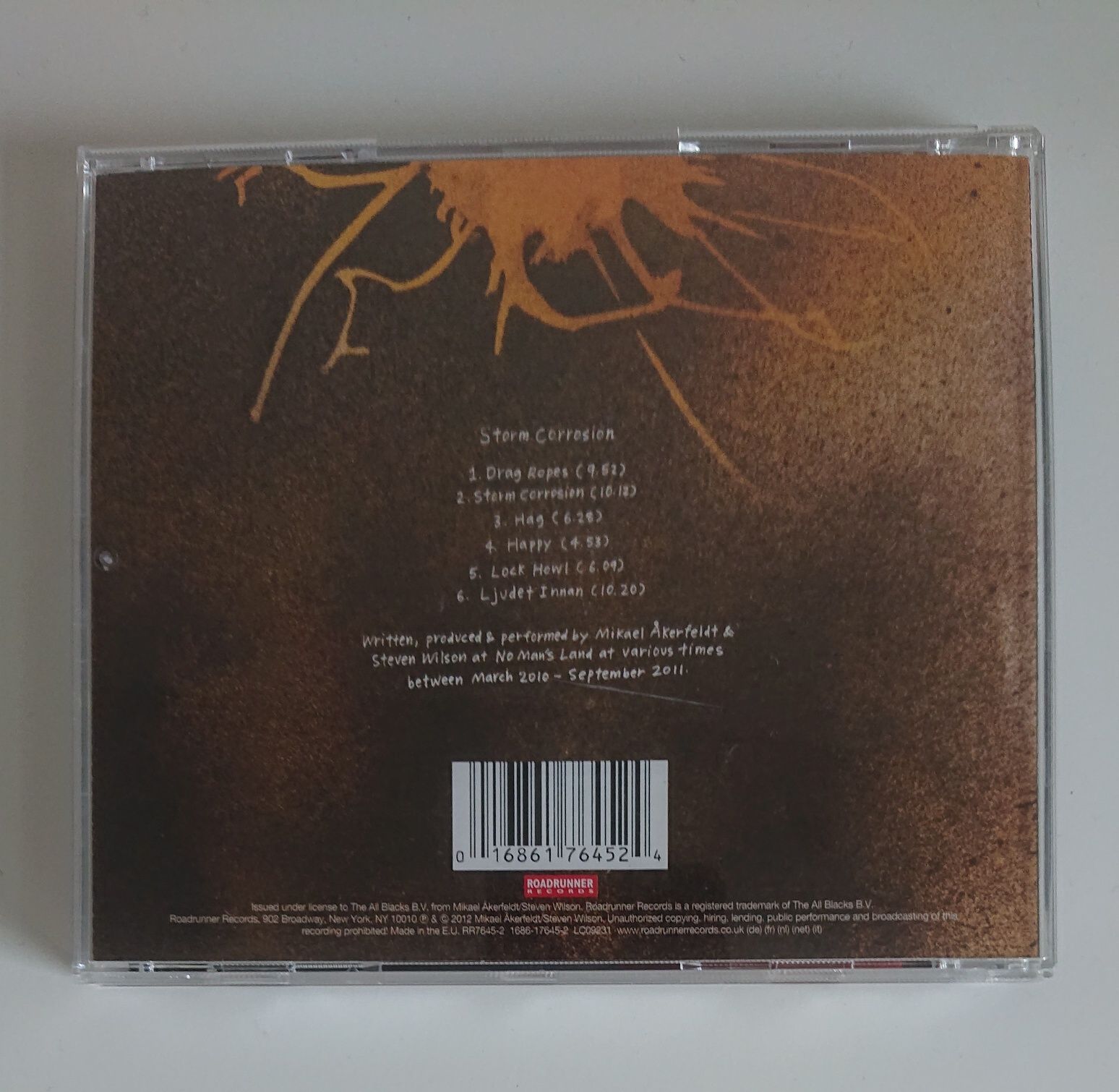 Storm Corrosion Steven Wilson Mikael Akerfeldt Opeth Porcupine Tree cd