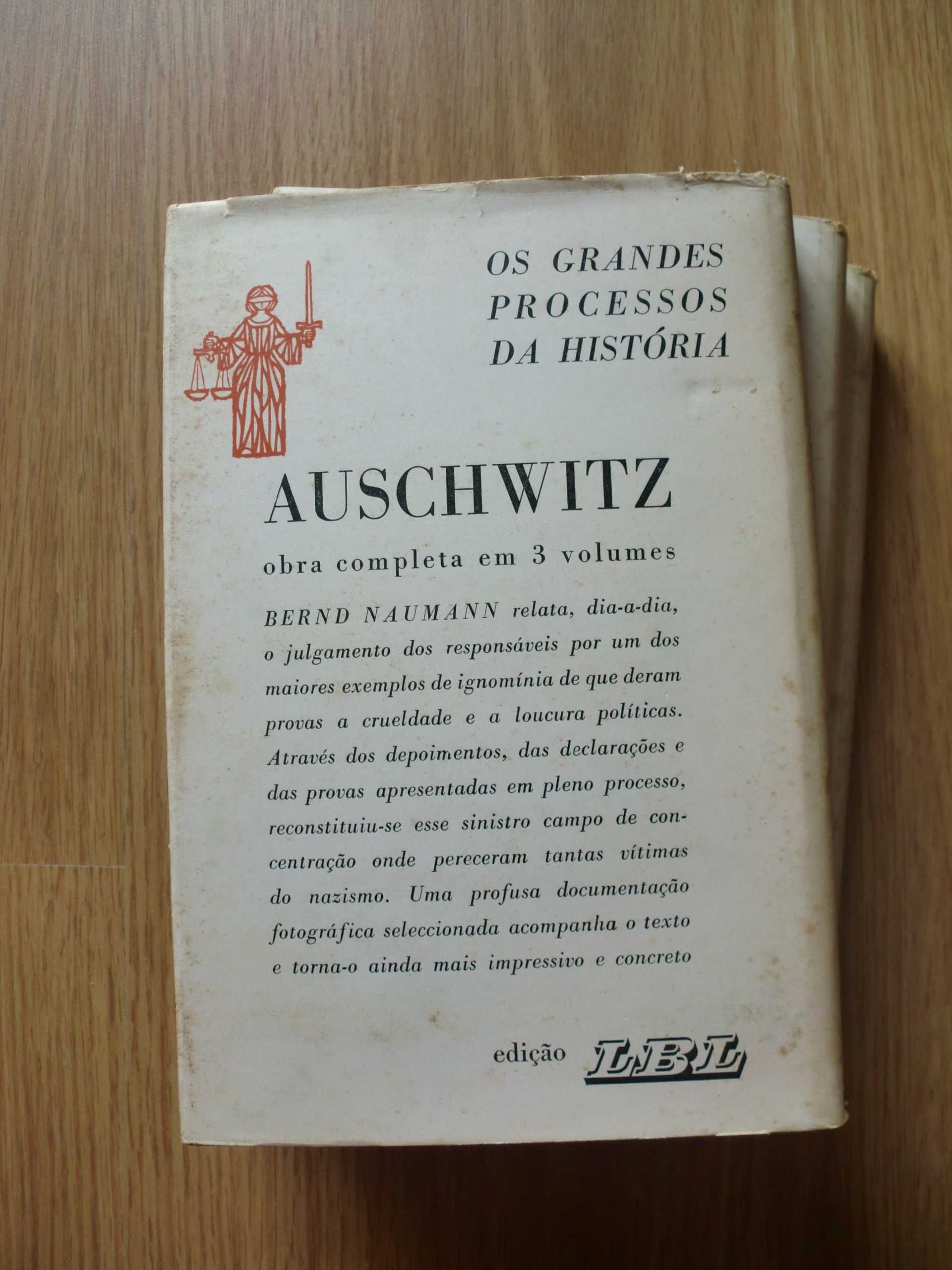 Auschwitz de Bernd Naumann - 3 Volumes