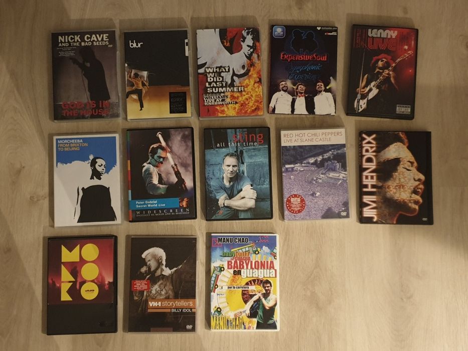 DVDs de concertos música ao vivo