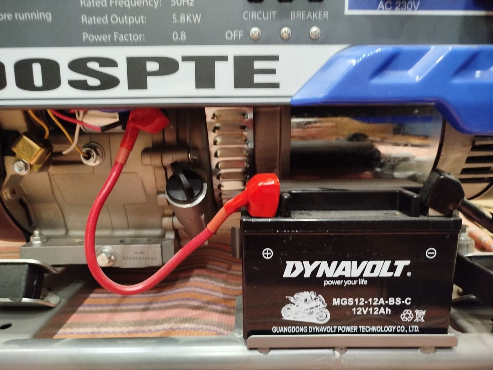 Генератор бензиновый CGM 7000 SPTE макс. 5,6 кВт