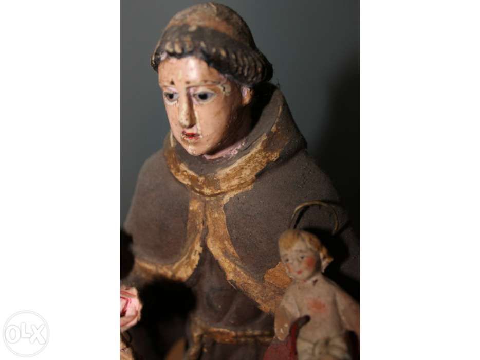 Santo António em Madeira / Vintage Saint Antony figure