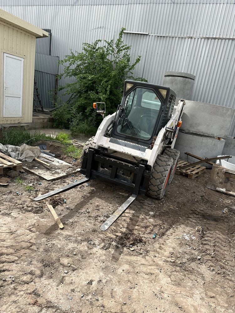 Вилочный погрузчик 1.3т бобкет bobcat бобкат ямобур гидромолот