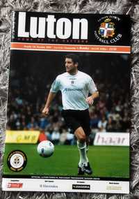 Program meczowy Luton Town Burnley ANGLIA Championship 2005 r.