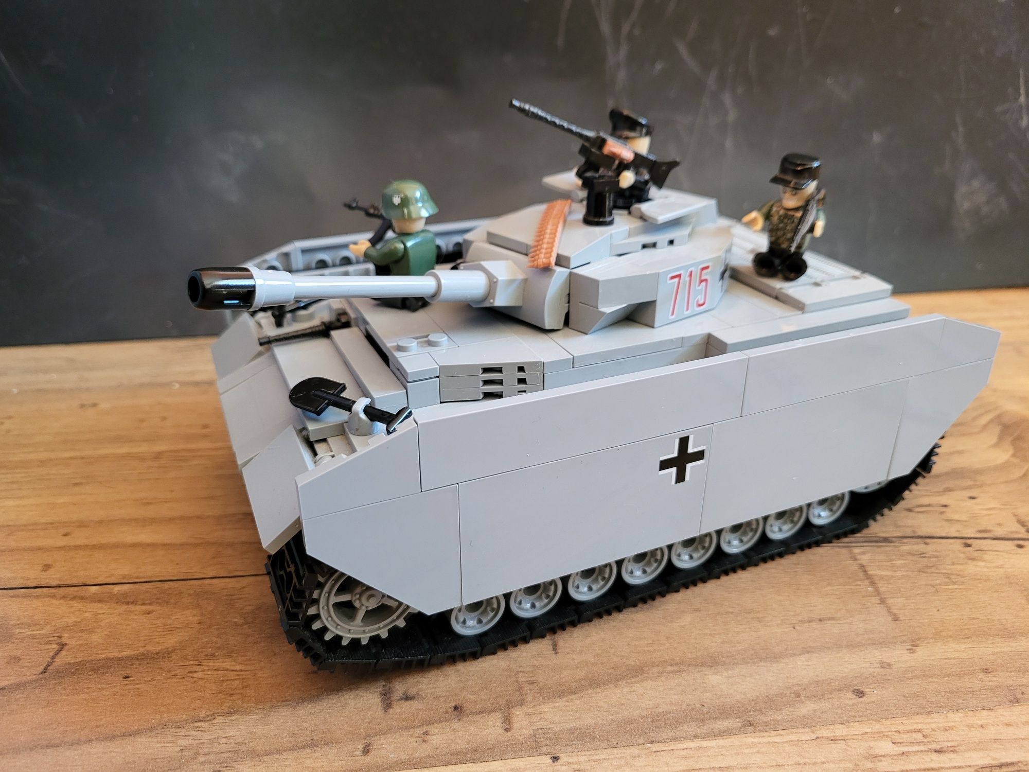 Czołg Cobi Panzer IV Ausf F1/G/H 3 in 1 WW2 Small Army
