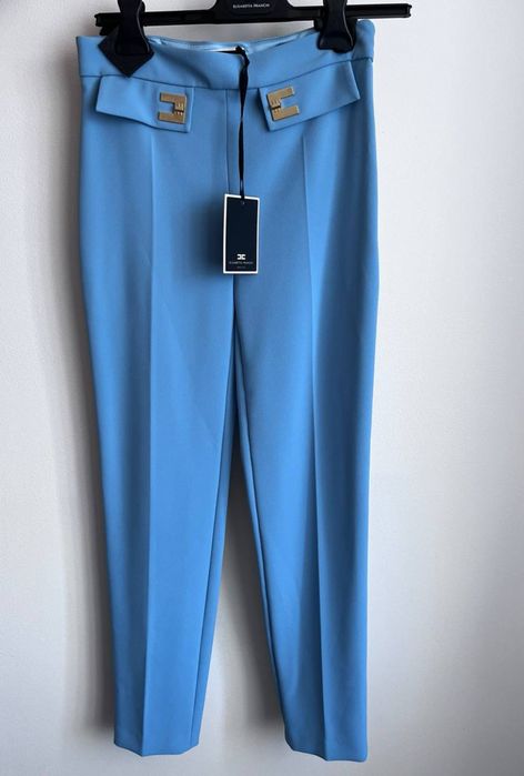 elisabetta franchi штани класичні блактині 100% original