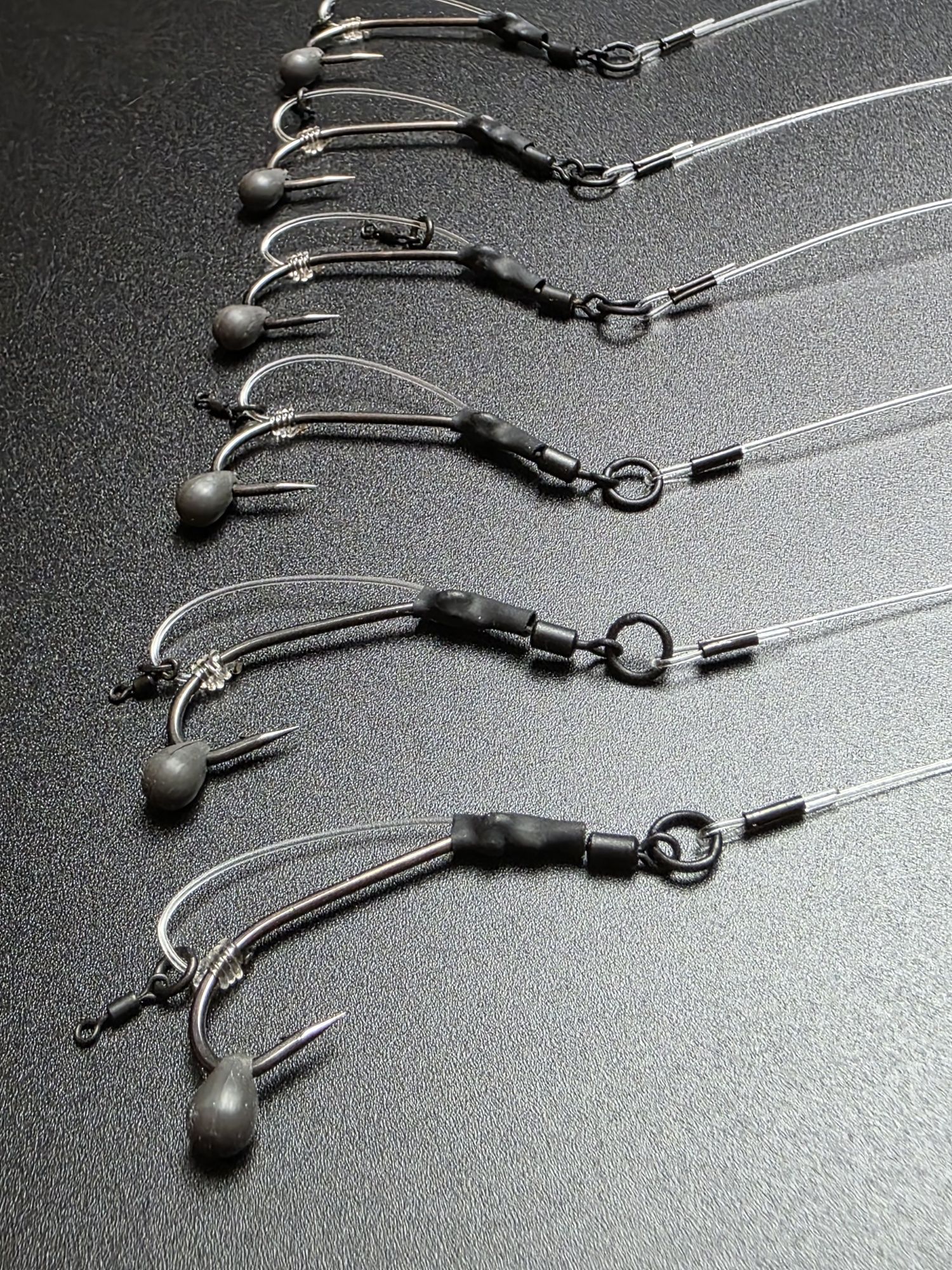 10 x przypony karpiowe pod Waftersy bałwanki #2 tungsten Hook