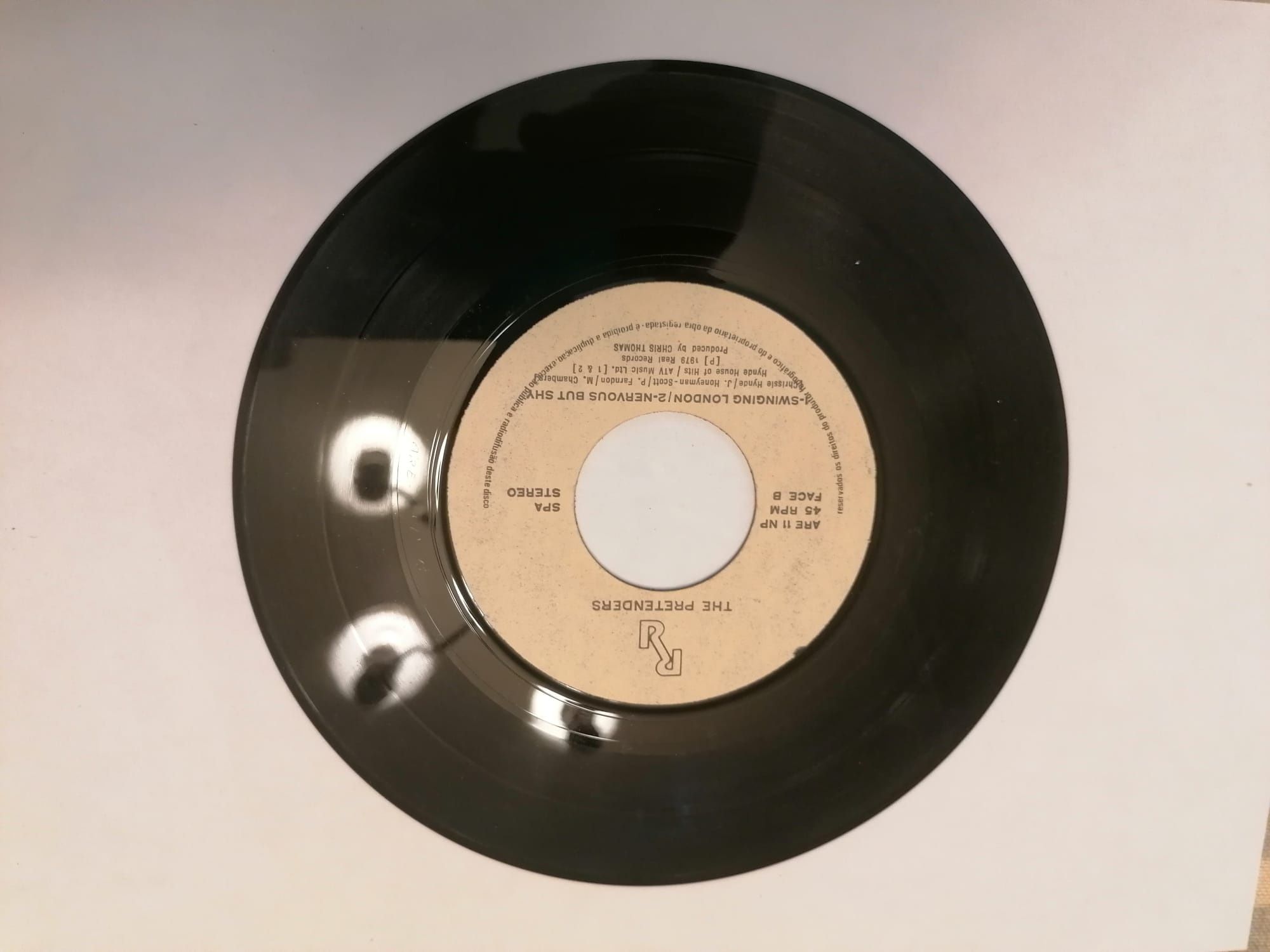 Vinil dos Pretenders c/ 3 singles