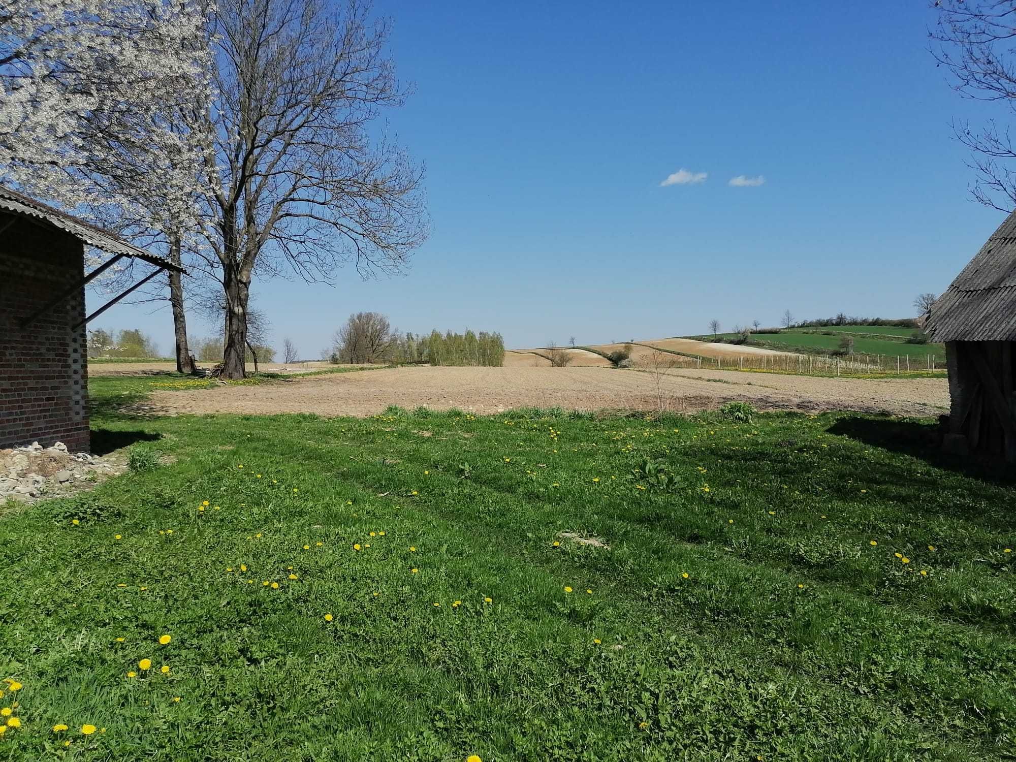 Działka rolna z zabudowaniami [2,93ha] w malowniczej okolicy Roztocza
