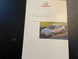 Katalog prospekt Honda Accord + Type R 34 strony 2001 r.