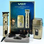 Мужской набор VGR V-649 LED display з 4 насадками