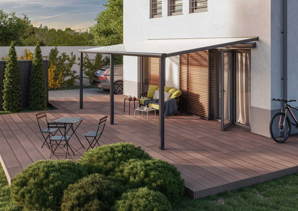 Zadaszenie Tarasu - Pergola - Ogród Letni, Aluminium 2,5x5m