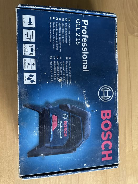 Laser krzyzowy bosch gcl 2-15