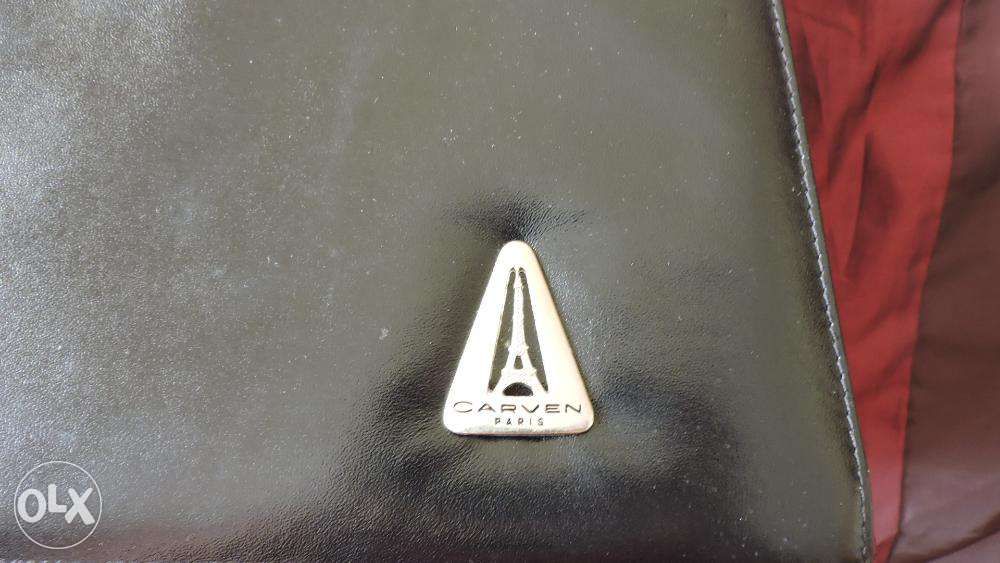 Mala Vintage em pele, Carven Paris